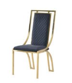 Windsor Black & Gold Dining Chair