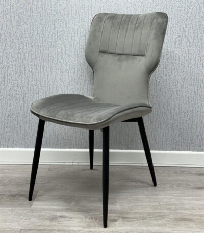 Windsor DC1501 Grey Velvet Chair