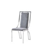 Windsor Grey & Silver Dining Chair